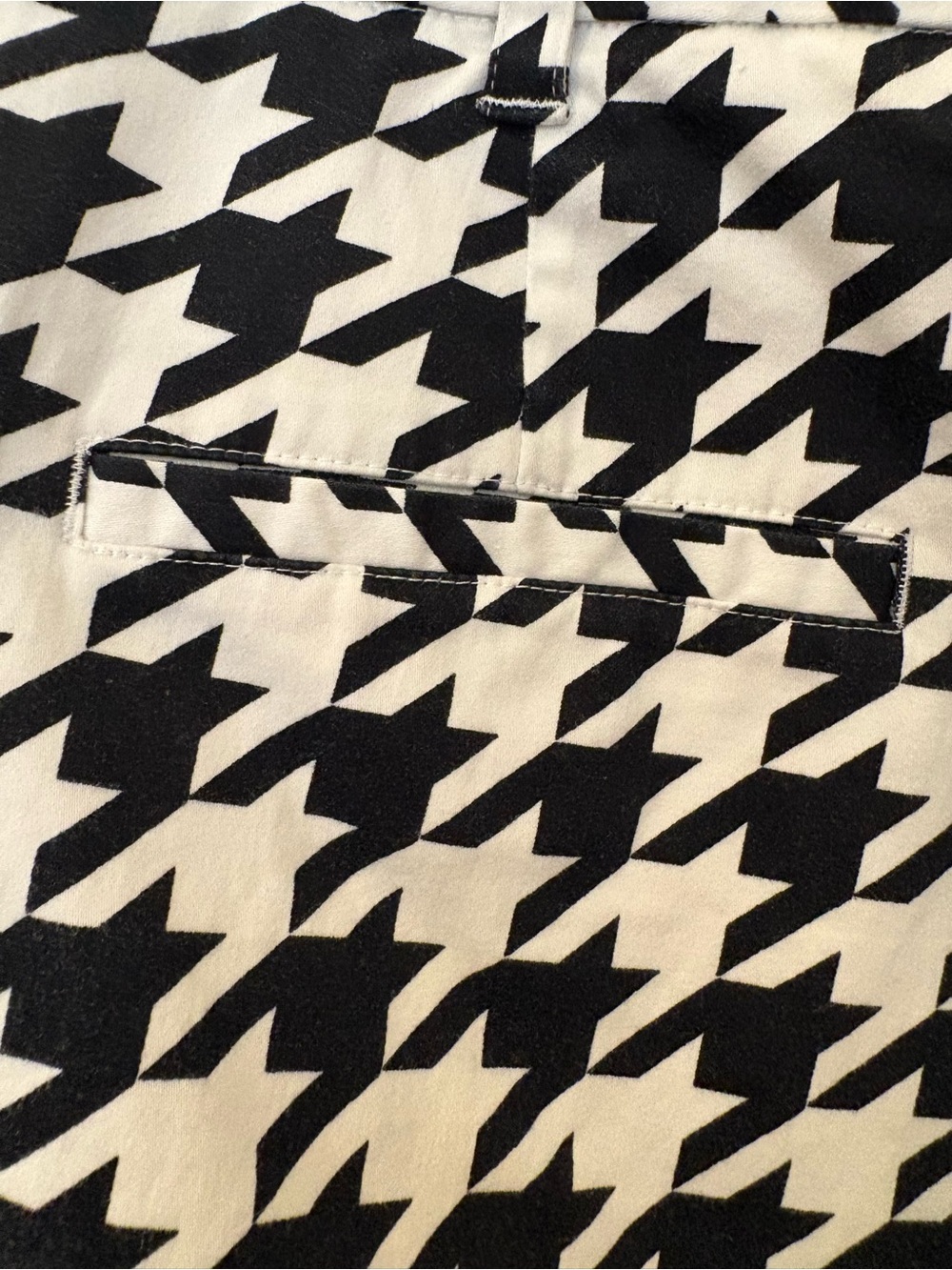 Men’s Loudmouth Shorts Black & White Houndstooth Golf 36 - Picture 4 of 6